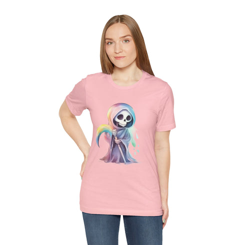 Cute Colorful Reaper - Short Sleeve Tee